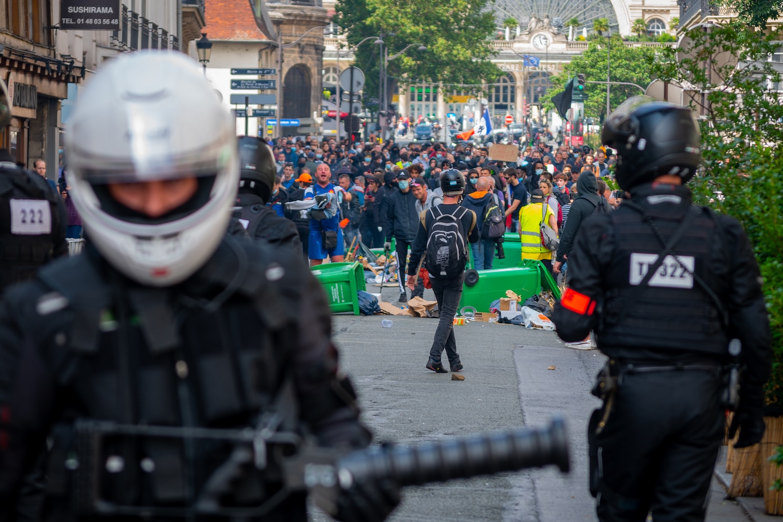 a group of police officers